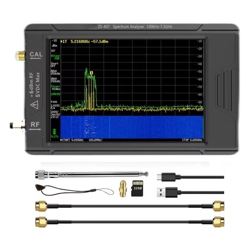 Signal Generator Spectrum Analyzer - Analizzatore di Spettro Portatile ZS-406/ZS-407 con