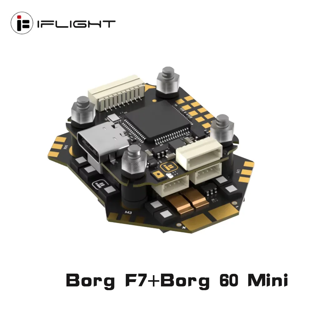 Fpv Flight Controller F7 Stack 60A - iFlight Borg Mini F7, centralina di