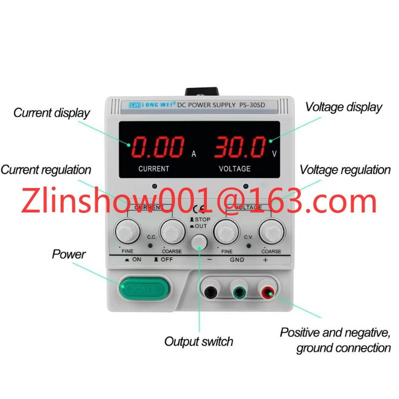 PS-305D 30V 5A 150W Test da la - Linear Lab Power Supply Adjustable recensione e prezzo